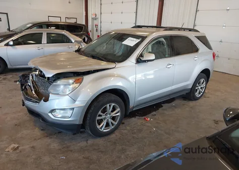 2016 Chevrolet Equinox Lt из США, поврежденный, VIN 2GNFLFE35G6281275